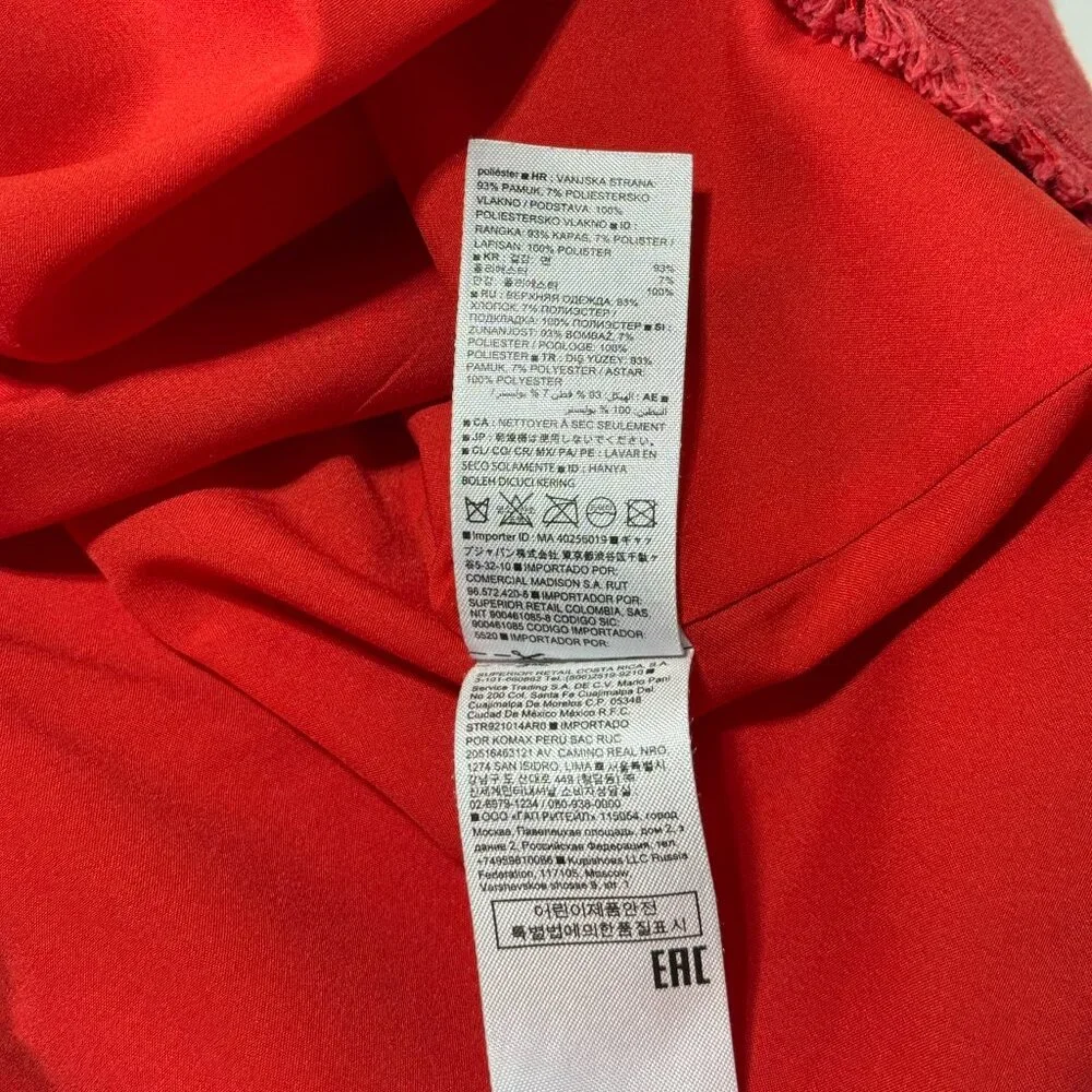 Banana Republic Frayed Edge Tweed Dress Size 4 - Picture 6 of 8
